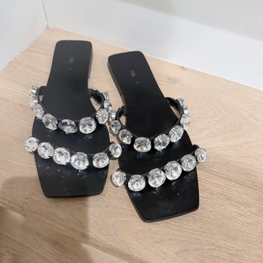 Zara rhinestone sandal - Picture 2 of 3